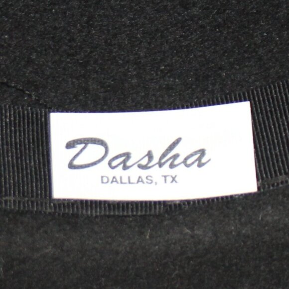 Vintage Dasha 100% Wool Black & Gold Hat main image 4